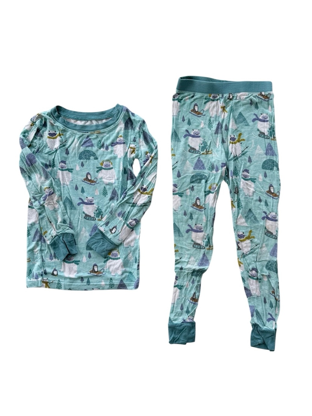 Little Sleepies Yeti Snow Day Pajamas 4T